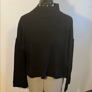 LOFT Charcoal Knit Sweater
